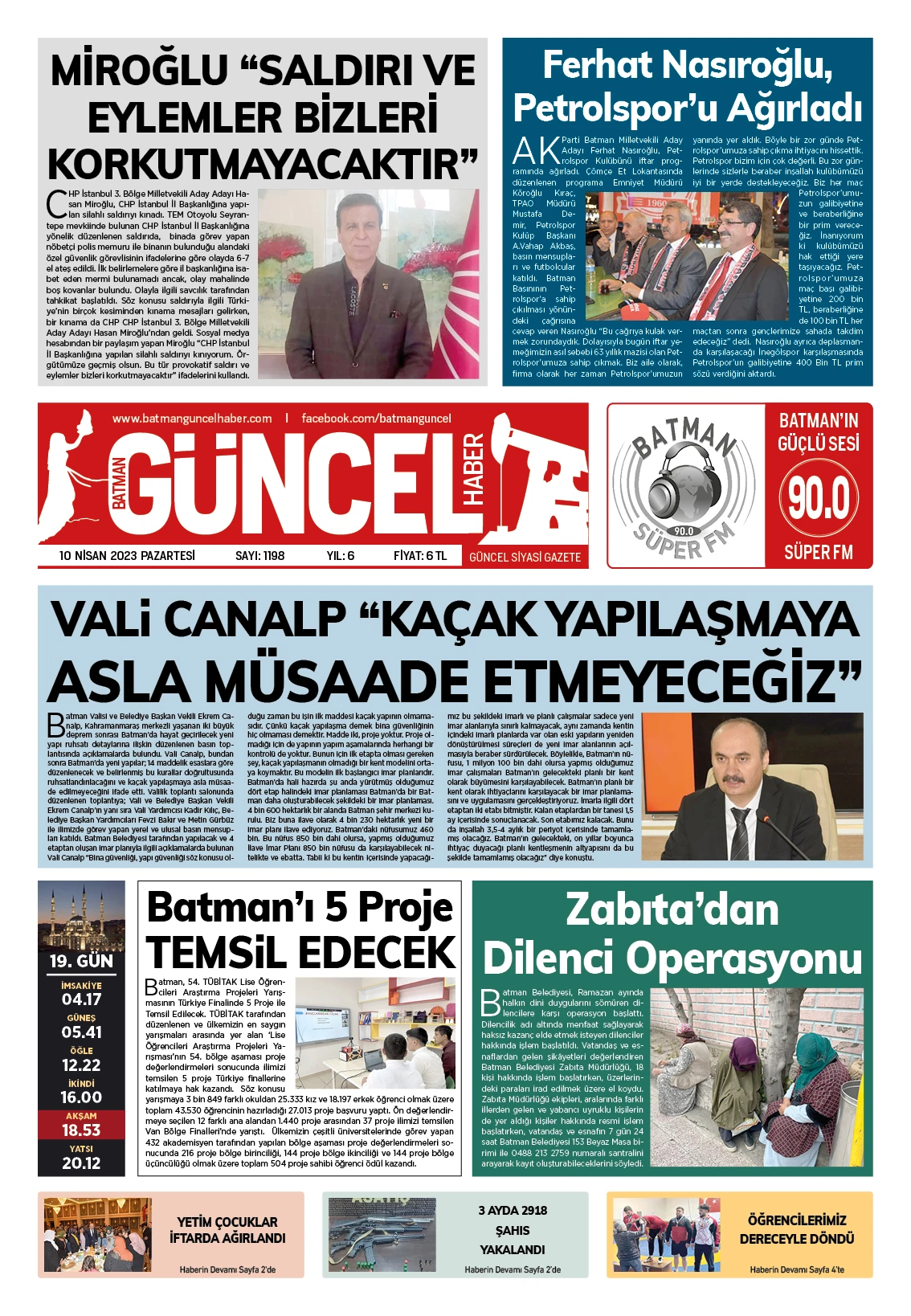 BATMAN GÜNCEL GAZETESİ
