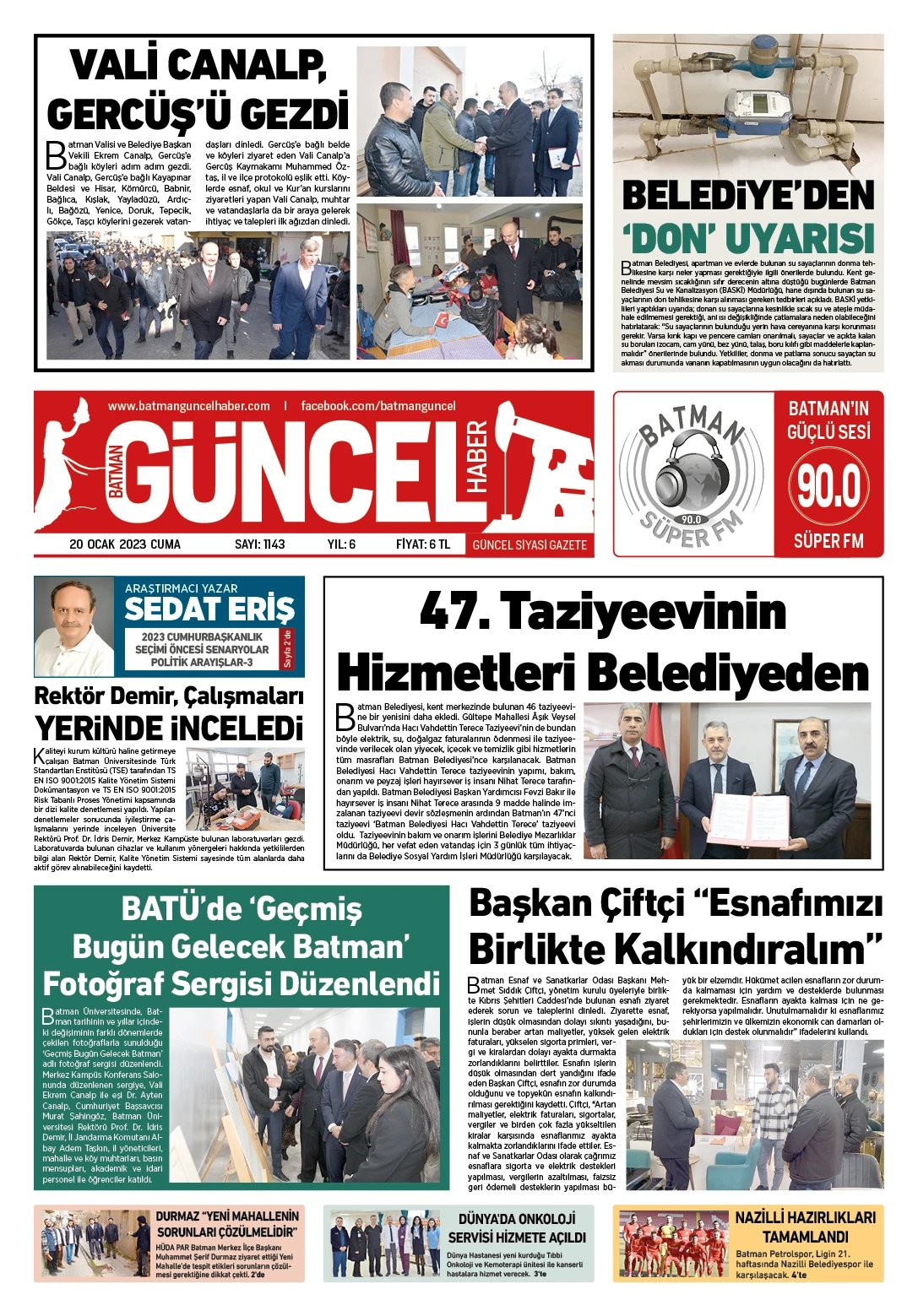 20 OCAK 2023 CUMA