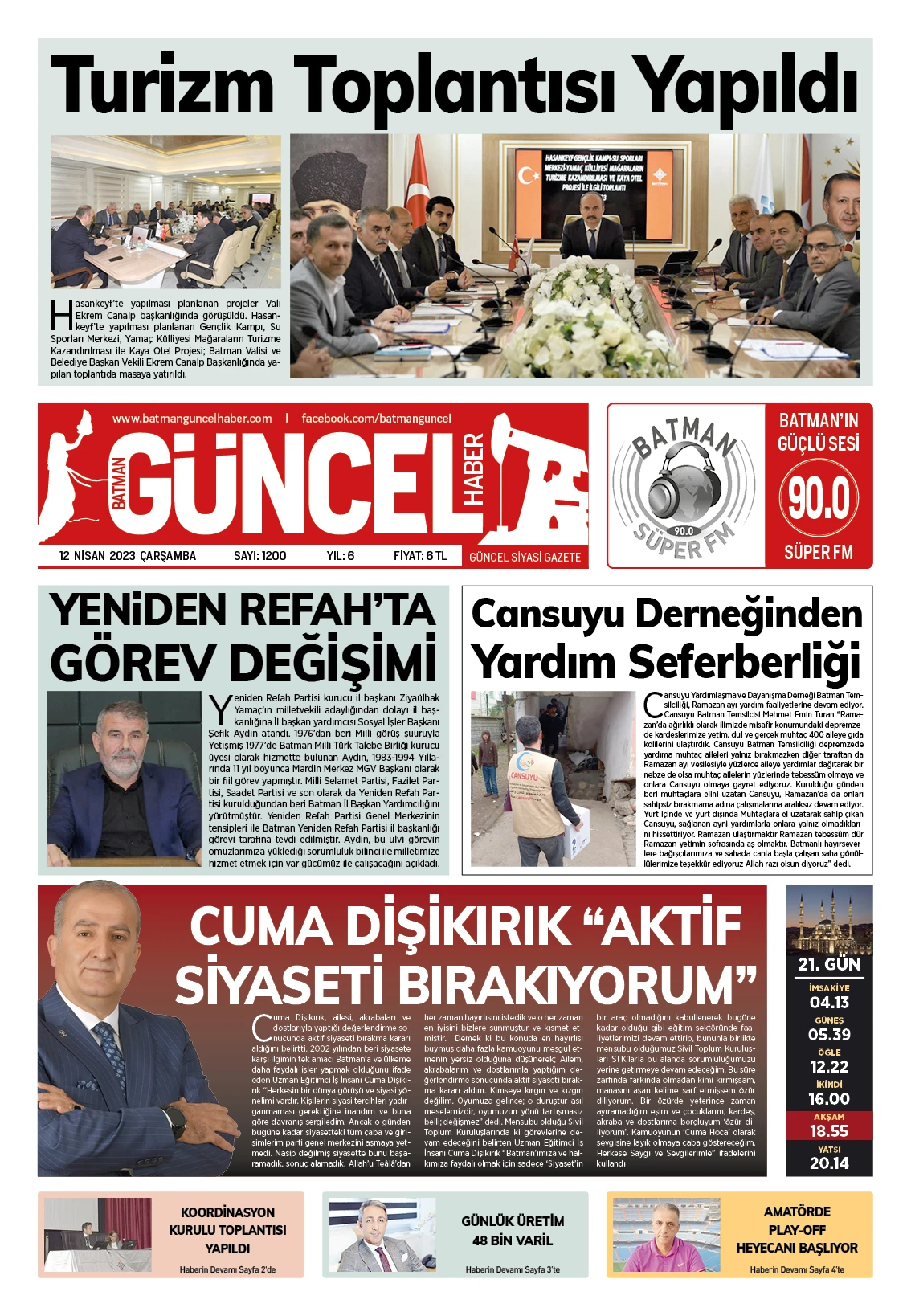 BATMAN GÜNCEL GAZETESİ