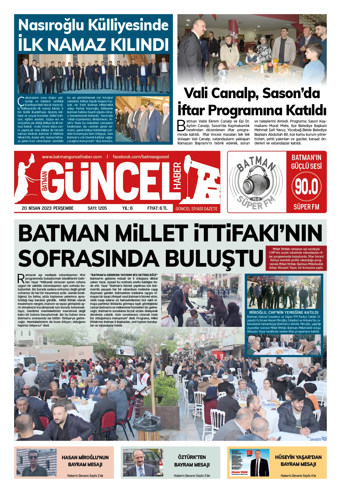 BATMAN GÜNCEL GAZETESİ