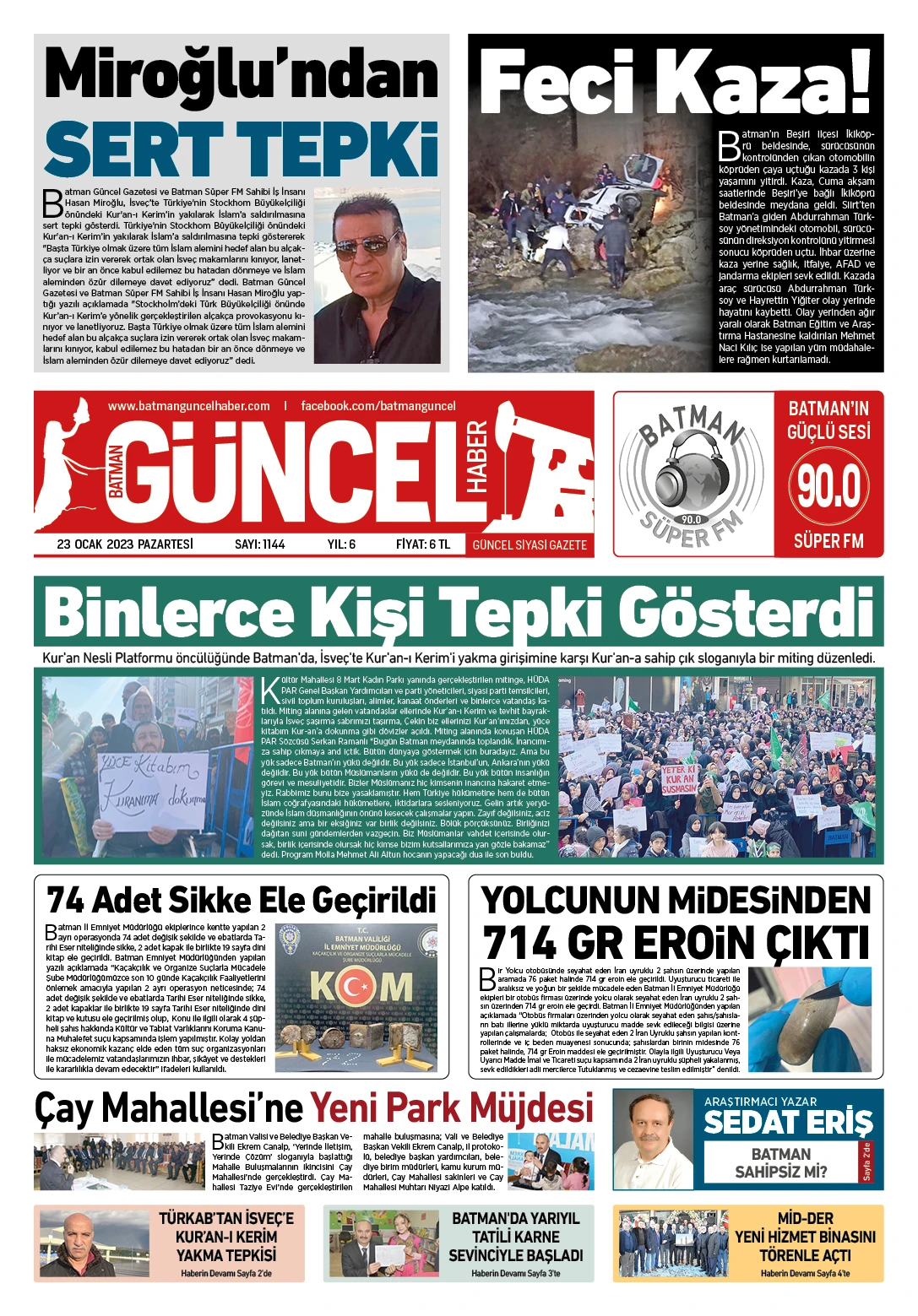 BATMAN GÜNCEL GAZETESİ