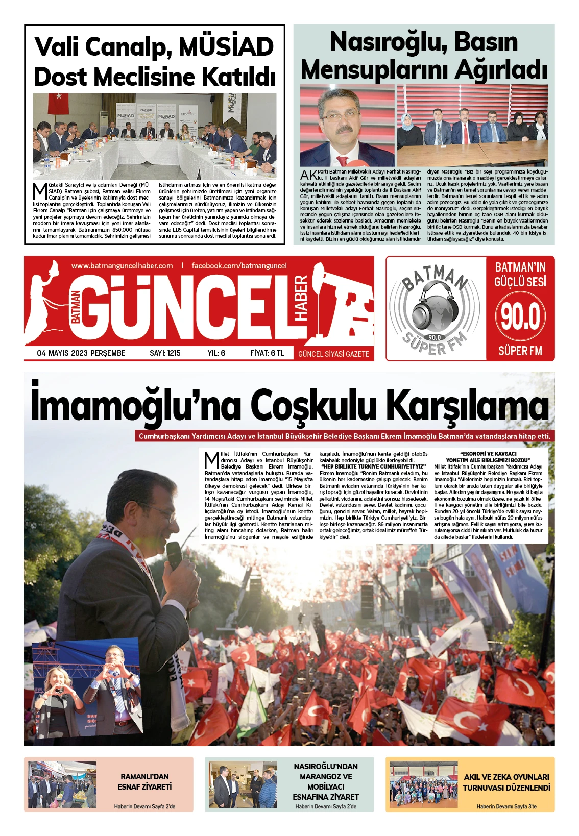 BATMAN GÜNCEL GAZETESİ