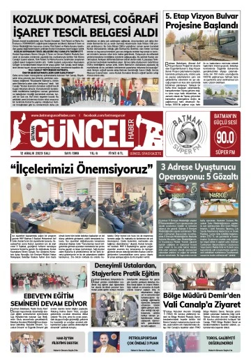 BATMAN GÜNCEL GAZETESİ