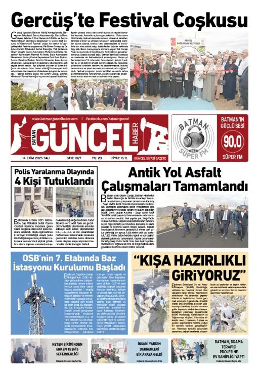 BATMAN GÜNCEL GAZETESİ