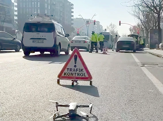 BATMAN TRAFİĞİ, HAVADAN DENETLENİYOR