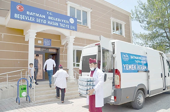 BELEDİYENİN, 50 TAZİYE EVİNE DESTEĞİNİ SÜRDÜRÜYOR