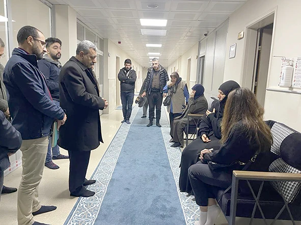 İL BAŞKANI ŞAHİN “BU FELAKETİ ÇOK HIZLI ATLATACAĞIZ”