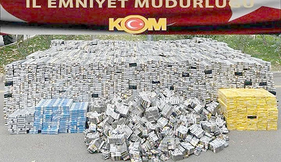 KAÇAK SİGARA OPERASYONU: 44 BİN 900 PAKET ELE GEÇİRİLDİ