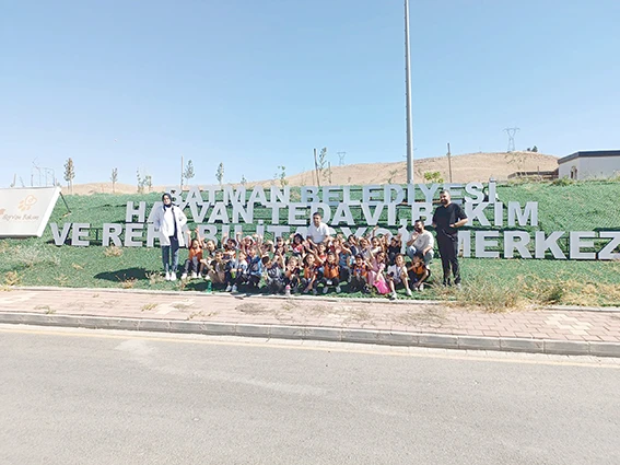 MİNİK KONUKLARDAN CAN DOSTLARA ZİYARET