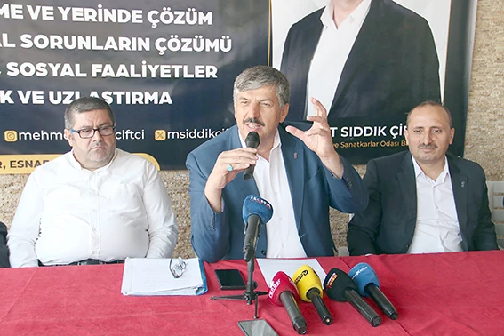 ÇİFTÇİ “ESNAFIMIZ İÇİN DURMADAN ÜRETİYORUZ”