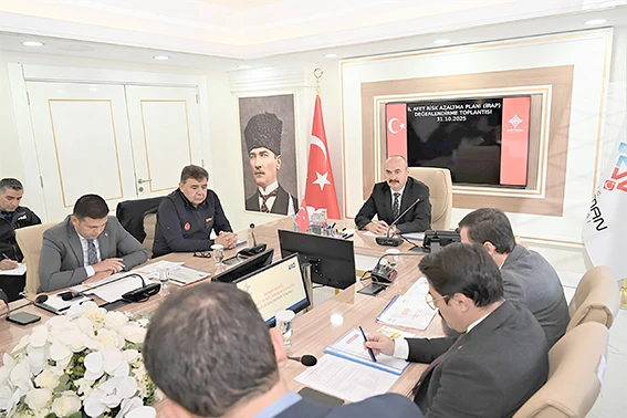 AFET RİSK AZALTMA PLANLARI DEĞERLENDİRİLDİ