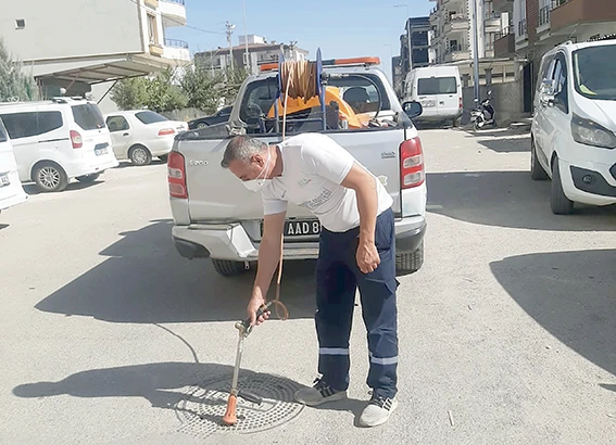 18 BİN BACA VE KANALİZASYON GİDERİ İLAÇLANDI