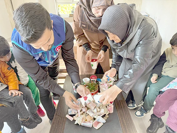 MİNİK YÜREKLERDEN GAZZE’YE ANLAMLI DESTEK