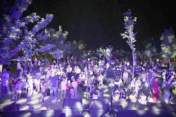 PARK ŞENLİKLERİNE YOĞUN KATILIM