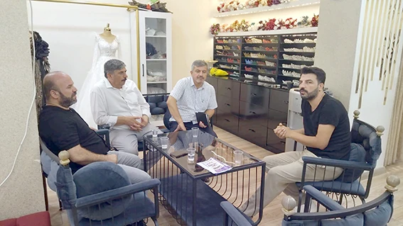 ÇİFTÇİ, ESNAF ZİYARETİNDE SORUNLARI DİNLEDİ