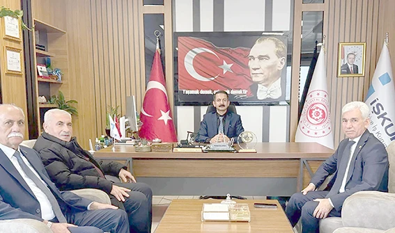 BESOB BAŞKANI KAPLAN’DAN İŞKUR MÜDÜRÜ AKTAN’A ZİYARET