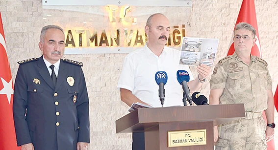VALİ CANALP, ASAYİŞ RAKAMLARINI PAYLAŞTI