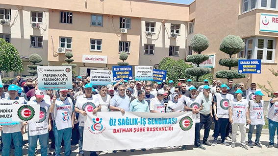 SAĞLIK EMEKÇİLERİNDEN TEPKİ