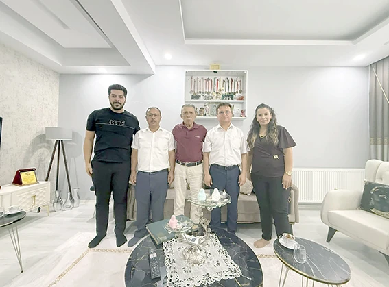 BATMAN DEFTERDARLIĞINDAN ŞEHİT AİLELERİ VE GAZİLERE ANLAMLI ZİYARET