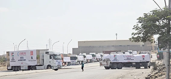 CANSUYU’NDAN GAZZE’YE 400 TON ACİL İNSANİ YARDIM