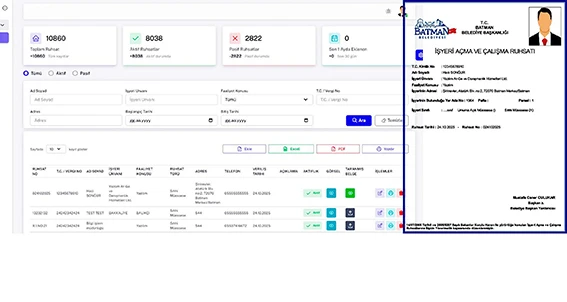 BELEDİYE, RUHSAT İŞLEMLERİNİ DİJİTAL ORTAMA TAŞINDI
