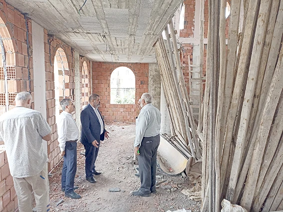 MÜFTÜ DURMUŞ'TAN CAMİ İNŞAATLARINA ZİYARET