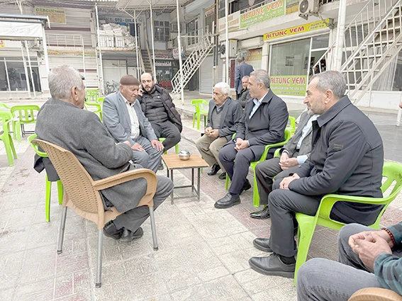 BAŞKAN ŞANSİ’DEN ESKİ HAL ESNAFINA ZİYARET