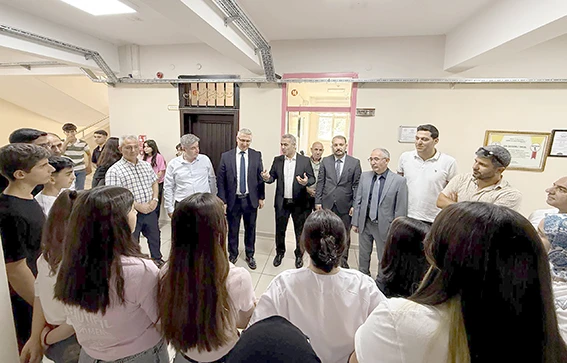İL BAŞKANI ŞANSİ’DEN EĞİTİM YILI ZİYARETİ