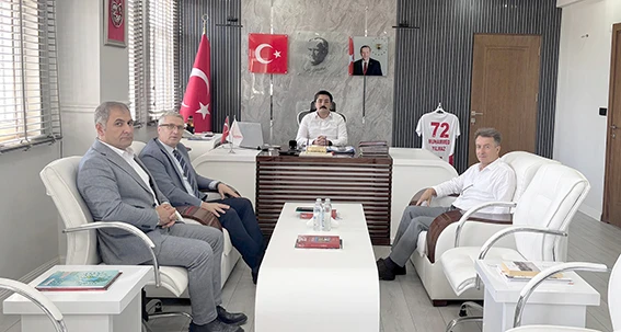 MÜDÜR CİĞER, KAYMAKAMI YILMAZ'I ZİYARET ETTİ