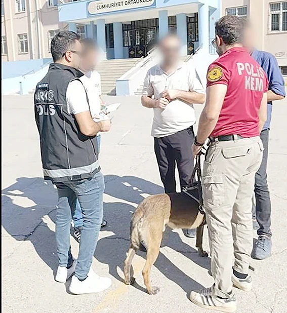 OKUL ÇEVRELERİNDE NARKOALAN UYGULAMASI