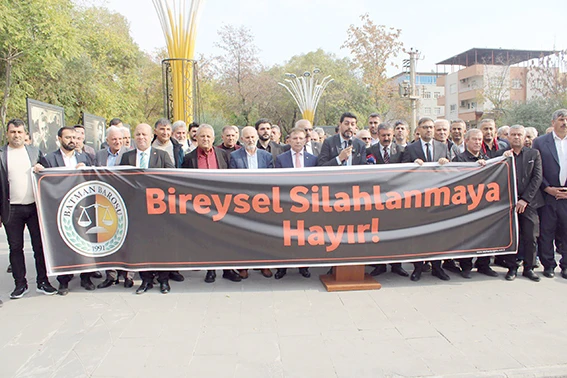 BATMAN BAROSU, SİLAHLANMAYA KARŞI AÇIKLAMA YAPTI