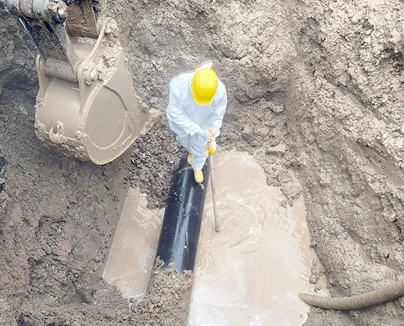 ALTYAPI SORUNU ANINDA GİDERİLDİ