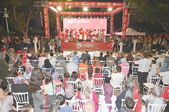 15 TEMMUZ YOĞUN BİR KATILIMLA GERÇEKLEŞTİRİLDİ