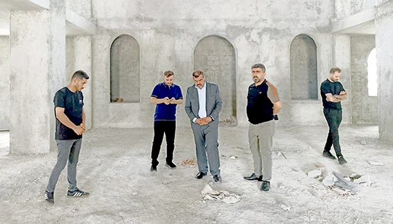 ZEYNEL ABİDİN CAMİİ İNŞAATI DEVAM EDİYOR