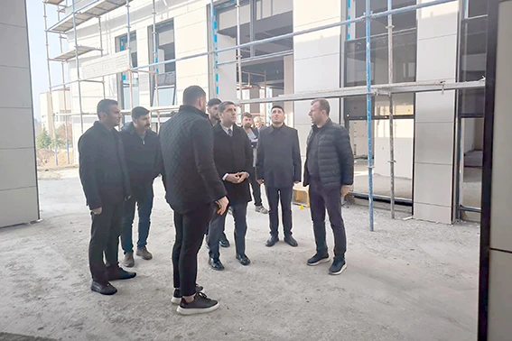 KAYMAKAM B&Ouml;&Ccedil;K&Uuml;N, YATIRIMLARI İNCELEDİ