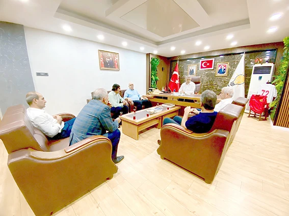 ŞANSİ, İL GENEL MECLİS ÜYELERİYLE BİR ARAYA GELDİ