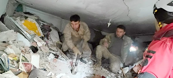 SASON GÜVENLİK KORUCULARI DEPREM BÖLGESİNDE