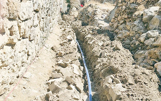 SOĞUCAK KÖYÜNÜN İÇME SUYU ŞEBEKESİ YENİLENDİ