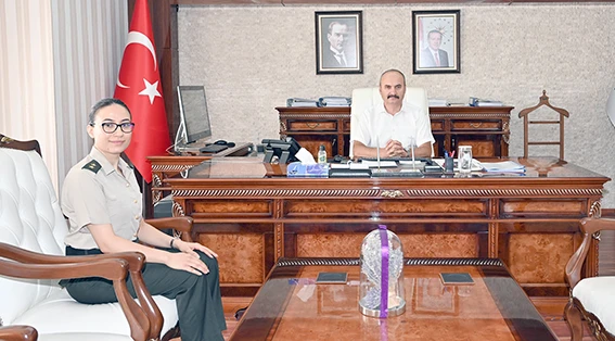 ÜRKEMEZ’DEN VALİ CANALP’A ZİYARET