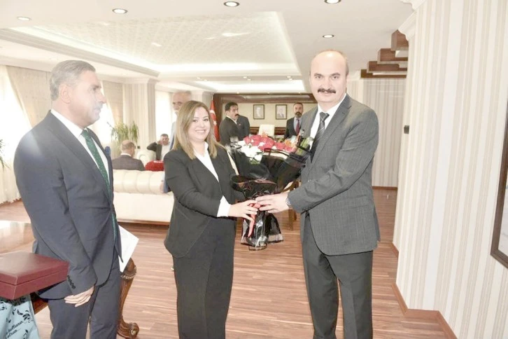 VALİ CANALP’A AHİLİK HAFTASI ZİYARETİ