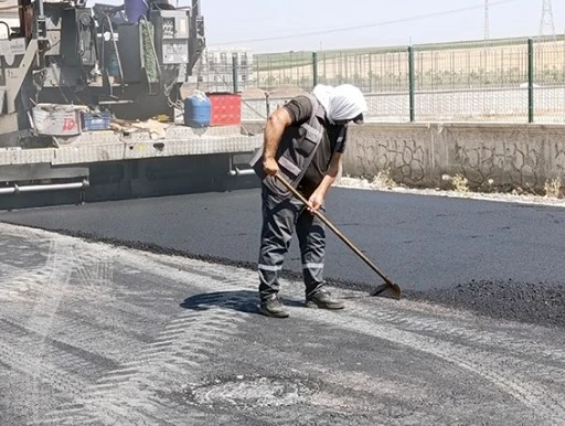 51 BİN TON ASFALT SERİMİ GERÇEKLEŞTİRİLDİ
