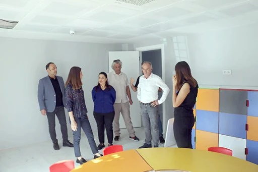 EŞ BAŞKANLAR ÇALIŞMALARI DENETLEDİ