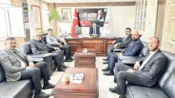 İL BAŞKANI ÇETİN’DEN MÜDÜR AYDIN’A ZİYARET