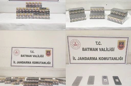KAÇAK TELEFON VE SİGARALARA EL KONULDU