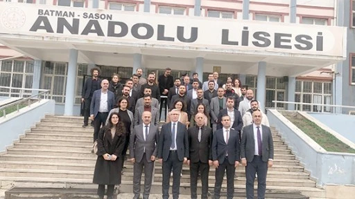 MÜDÜR CİĞER'DEN SASON’A EĞİTİM ZİYARETİ