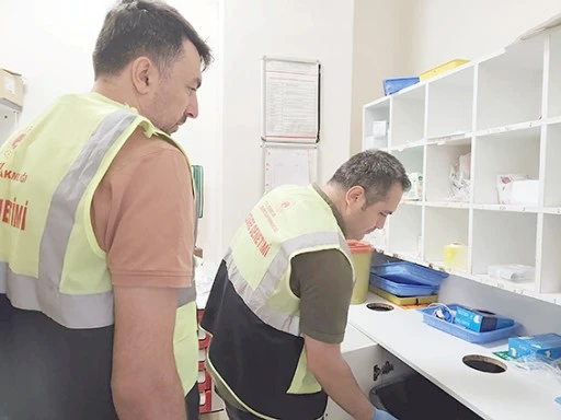 TIBBİ ATIK DENETİMİ YAPILDI
