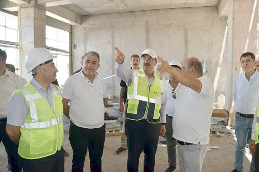NASIROĞLU “YENİ DEVLET HASTANESİNDE FİZİKİ İLERLEME %70”