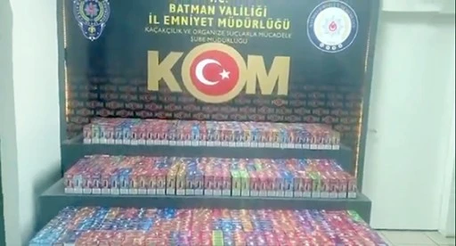 2100 PAKET GÜMRÜK KAÇAĞI ELEKTRONİK SİGARA ELE GEÇİRİLDİ