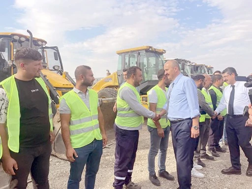 RECEP TAYYİP ERDOĞAN BULVARI'NDA II. ETAP TAM HIZ