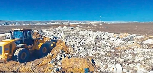 BALPINAR’DA 6.183 M³ HAFRİYAT TEMİZLENDİ